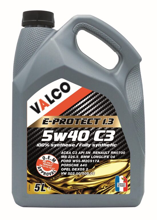 Motoreļļa Valco 5W40 C3 E-PROTECT 1.3 5L